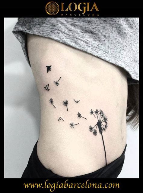 tatuajes de diente de león para mujer|45 tatuajes de diente de león con significado especial。